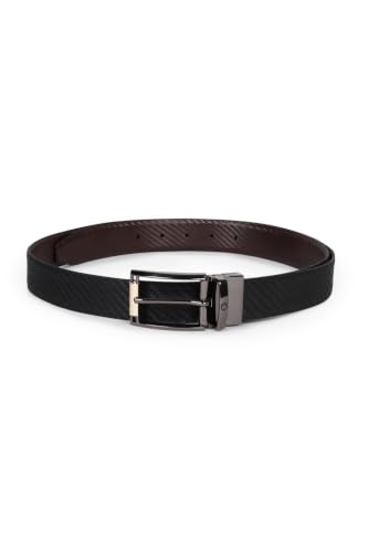 71% Off : Louis Philippe 100% Italian Leather Reversible Belt @634.
